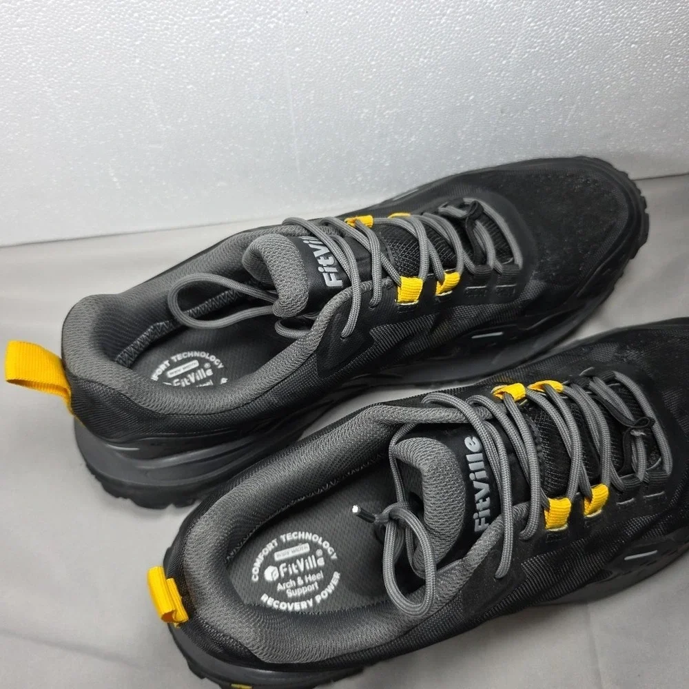 FitVille Men Extra Wide Waterproof‎ Walking Shoes Size 12W - Picture 3 of 5
